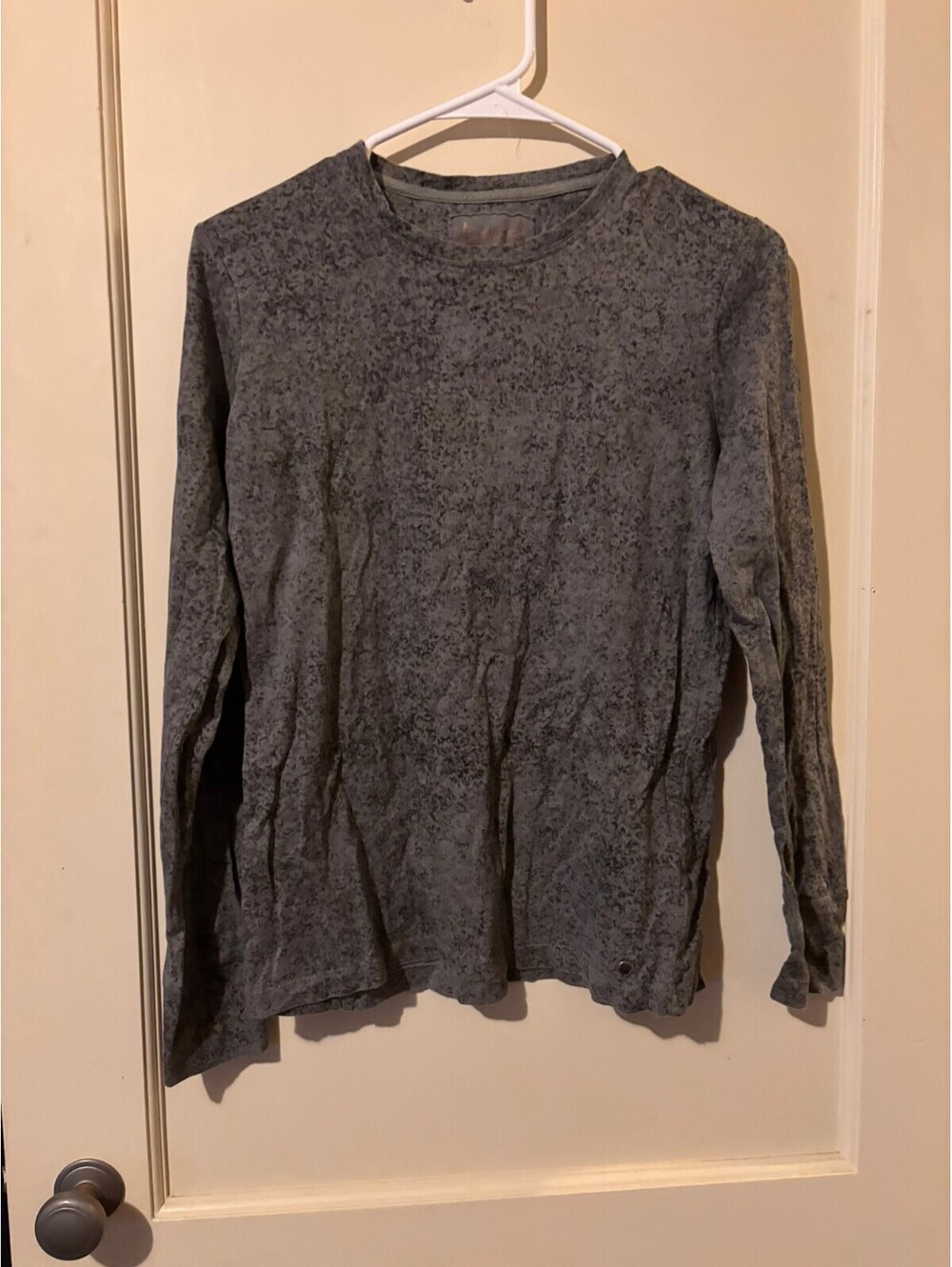 Gray long sleeve top Medium